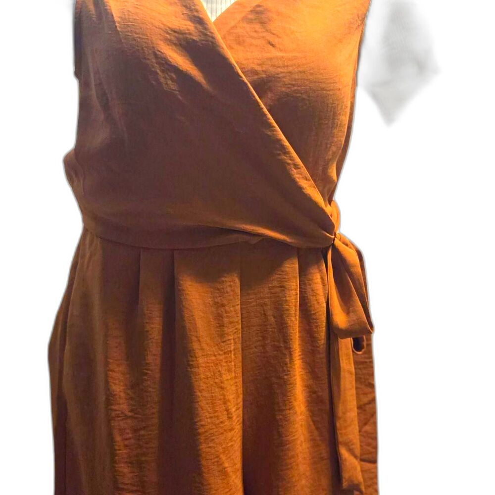 Emma Michele - Rust/Orange Shorts Romper